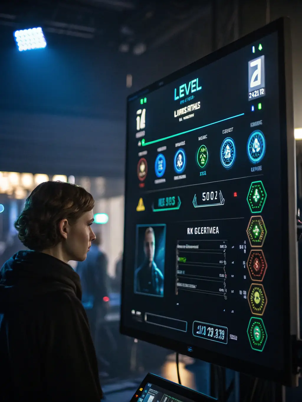 A screenshot of an AI-powered puzzle game interface, showcasing dynamic difficulty adjustment based on player skill.